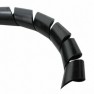 SPIRAL CABLE WRAP black