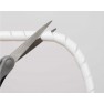 SPIRAL CABLE WRAP white