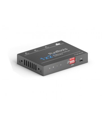 PureTools PT-SP-HD12D - Profesjonalny splitter HDMI 1x2, EDID, 4K/HDR, 18Gb