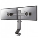 Neomounts D860D BLACK - Uchwyt do 2 monitorów 10-27". Regulacja wys. 24-47 cm