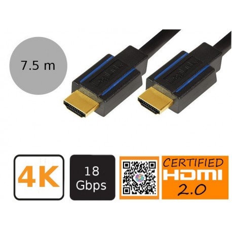 LogiLink CHB007 - Certyfikowany kabel HDMI PREMIUM