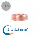 LogiLink CA1081 - Kabel głośnikowy 2x1.5 mm², długość 50 metrów
