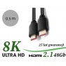 MicroConnect HDM19190.5V2.1 - Kabel HDMI 2.1
