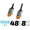 LogiLink CHA0105 - Kabel HDMI 2.1, 8K@60Hz, 48Gbps, 2 metry