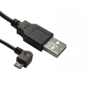 MicroConnect - Kabel kątowy USB A - USB Micro, długość 1,8 m