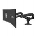 Ergotron LX Desk Monunt 2 Arm - Uchwyt biurkowy do 2 monitorów 13-27". Czarny