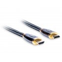 AQ PV10050 - Kabel Premium HDMI 2.0, 4K, 18Gb, oplot, 5 metrów