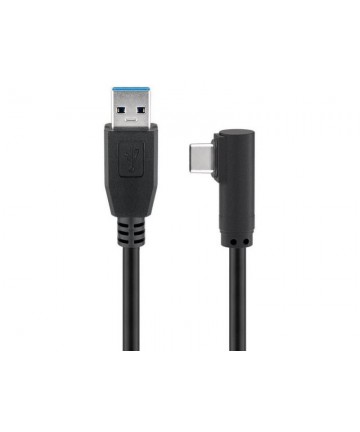 MC USB3.1 - Kabel USB-A - USB-C kątowy, długość 3 m