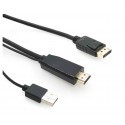 MC HDMI-DP - Kabel kierunkowy HDMI na DisplayPort, długość 2 m