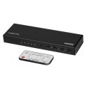 Logilink 46 - Ekstraktor audio HDMI 4x1-Port, 4K/60 Hz, HDCP, HDR, ARC, audio extract, RC