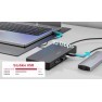 Unitek D1077A - Stacja dokująca USB-C na dwa laptopy