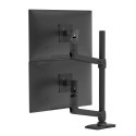 Ergotron LX Dual Arm Black - Uchwyt do 2 monitorów 13-40". Słupek wys. 58 cm