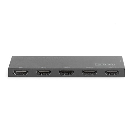 Digitus 323 - Ultra Slim HDMI Splitter, 1x4, 4K/60Hz HDR, HDCP 2.2, 18 Gbps