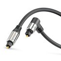 Sonero SOC110 - Optyczny kabel audio (Toslink) Premium z wtykiem kątowym, 1 m