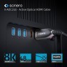 Sonero XAOC250 - Kabel Ultra High Speed HDMI 2.1, 8K, 48Gb, 10 metrów