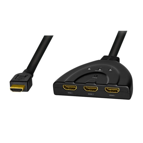 LogiLink HD0007 - Switch HDMI 3 do 1. Trzy nadajniki do jednego odbiornika