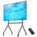 NB P220 - Mobilny stojak z elektryczną regulacją wysokości do TV 75"-90". Regulacja 150-175cm