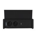 Digitel SLIM COVER - Gniazdo montażowe 2x230V + USB A/C charger