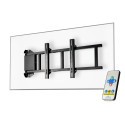 Sabaj SWING XL - Uchwyt elektryczny do TV 50-75". Zmiana kąta 0-180° z pilota
