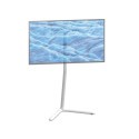 Manhattan V-SHAPE - Stojak do TV 32-70", max. 40 kg. Wysokość 134 cm. Biały