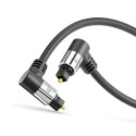 Sonero SOC120 - Optyczny kabel audio (Toslink) Premium z wtykami kątowymi, 1 m
