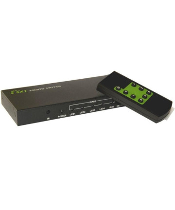 Techly 4K51 - Switcher, Przełącznik 5x1