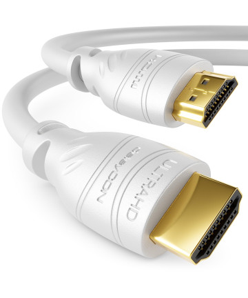 MK25W - Biały Kabel High Speed HDMI