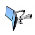 Ergotron LX Desk Mount 2 Arm - Uchwyt do 2 monitorów 13-27". Polerowane aluminium